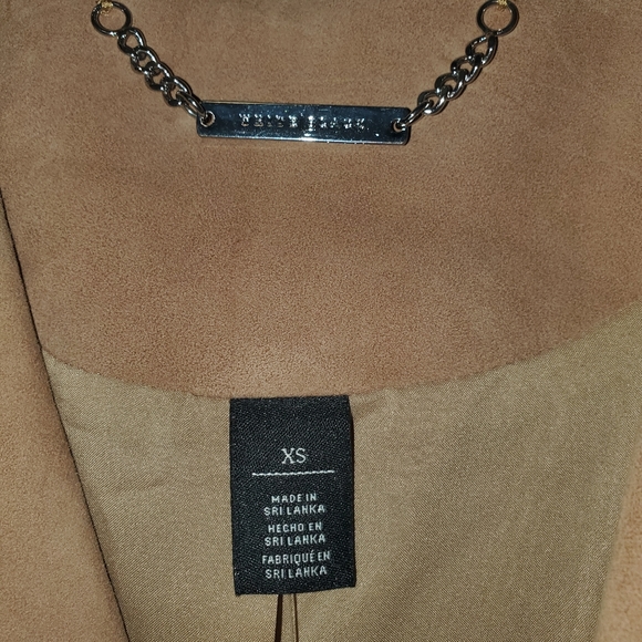 NWT White House Black Market leather dress - Picture 7 of 8